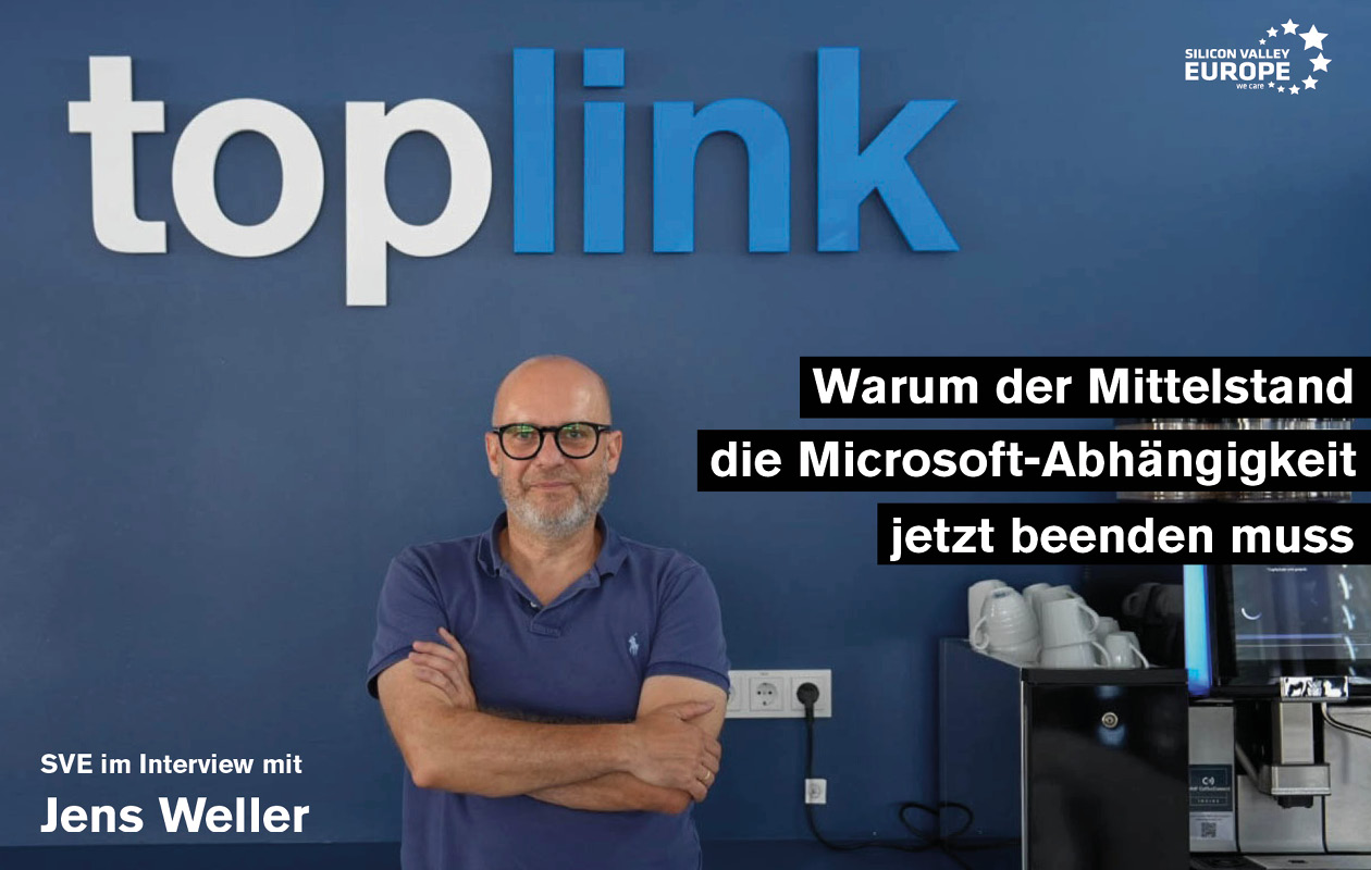 Warum der Mittelstand die Microsoft-Abhängigkeit jetzt beenden muss - Im Interview mit Jens Weller, CEO der Toplink GmbH